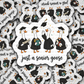DS 2939 -  Just a Senior Goose Die Cut sticker