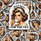 DC 1607 - Just here for the tea Die Cut Sticker