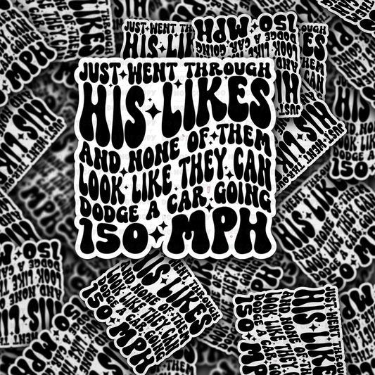 DC 1632 - Just went through his likes and none of them Die Cut Sticker
