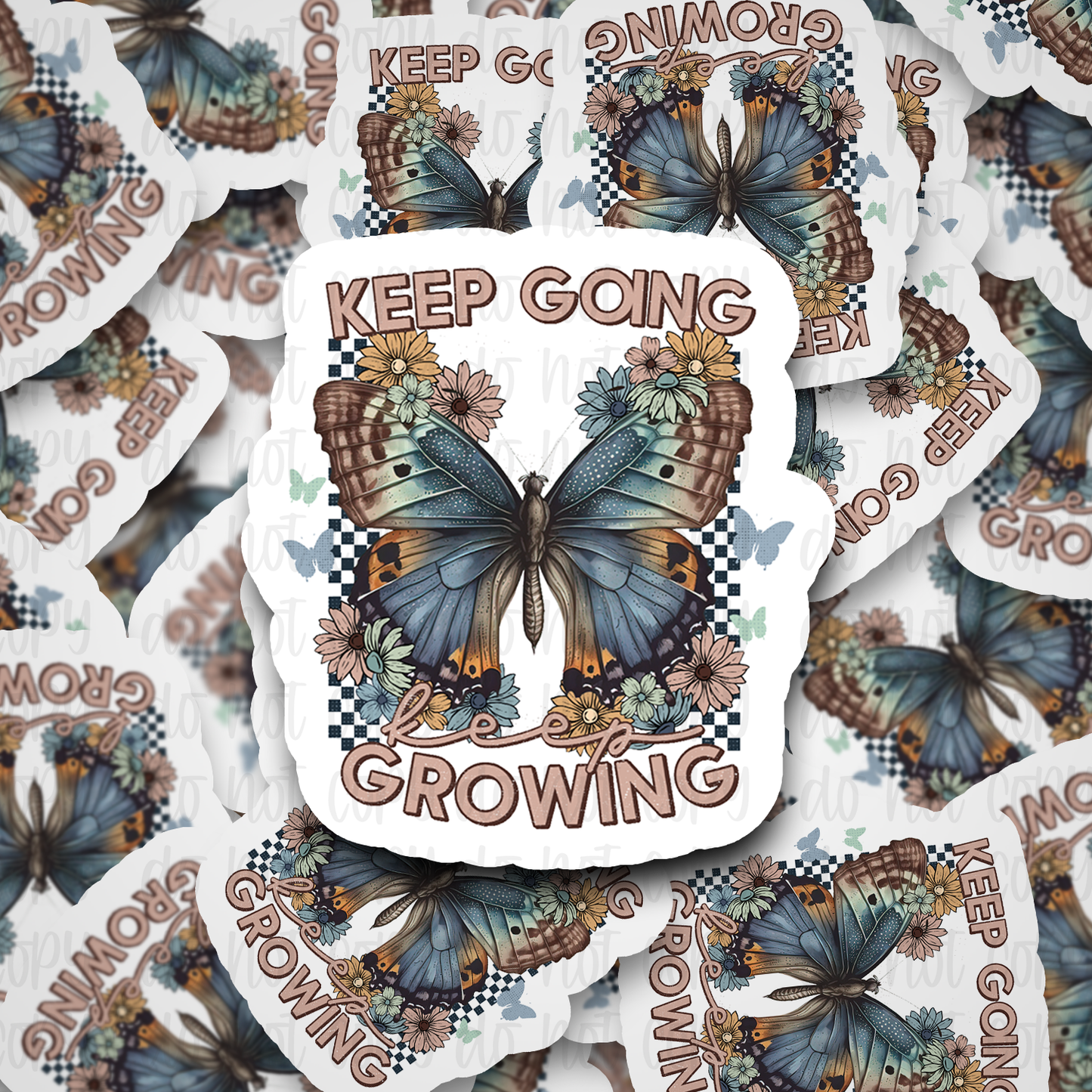 Keep Growing  Die cut sticker 3-5 Business Day TAT