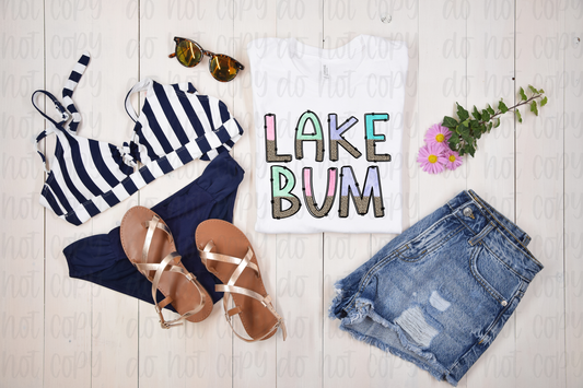 Lake Bum Pastel *DREAM TRANSFER* DTF
