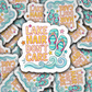 DS 3096 - Lake Hair Don't Care Die Cut sticker