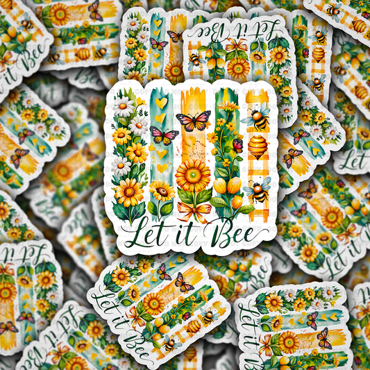 DC 1811 - Let it bee Die Cut Sticker