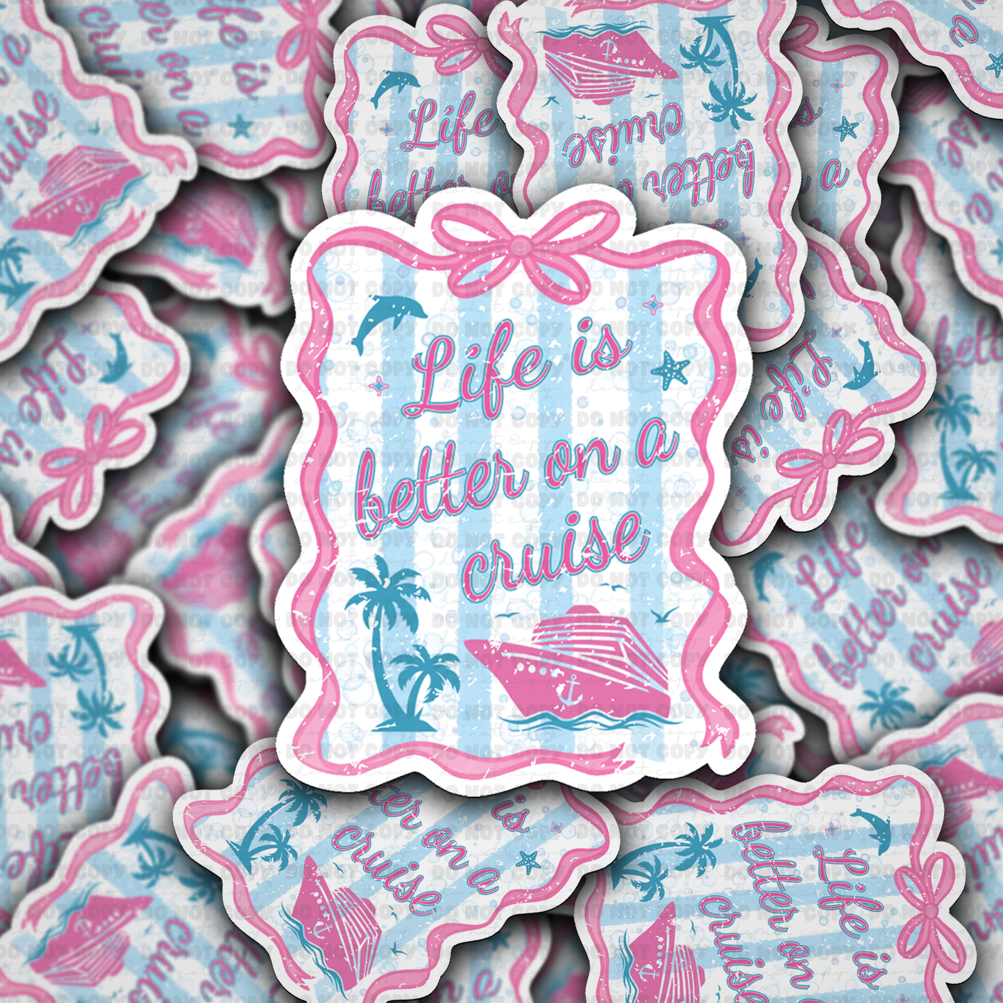 DC 1971 - Life is better on a cruise Die Cut Sticker