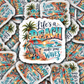 DS 3252 - Life's a beach Die Cut sticker