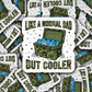 DS 3048 - Like a Normal Dad Camo Die Cut sticker