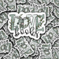 DC 1649 - Love books Die Cut Sticker