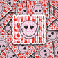 DC603 loved mini sticker Die cut sticker 3-5 Business Day TAT