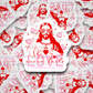 DC567 Love never fails Jesus  Die cut sticker 3-5 Business Day TAT