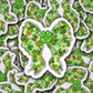DC 1453 - St. Patrick's day coquette coin bow die cut sticker