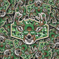 DS - 2622 Lucky buck deer St. Patrick's Die Cut sticker