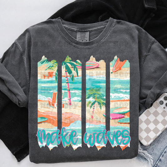 5855 - Make waves *DTF Transfer