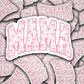 DC 1310 Mama Coquette bow - die cut sticker