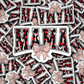 DC 1353 Mama Valentine with heart - die cut sticker