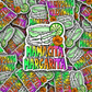 dc454 Mamacita needs a margarita Die cut sticker 3-5 Business Day TAT