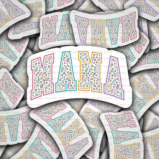 DC 1414 - Mama Easter die cut sticker