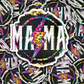 DC 1824 - Mama leopard bolt Die Cut Sticker
