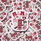 DC569 Mama tall cup sticker Die cut sticker 3-5 Business Day TAT