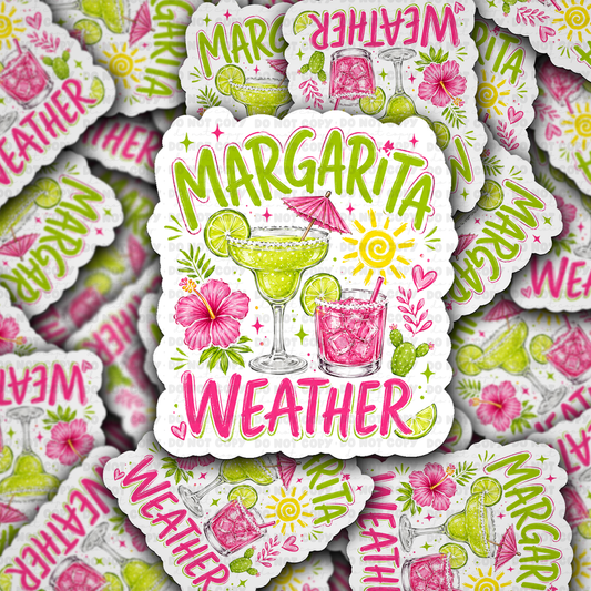 DS 3335 - Margarita weather Die Cut sticker