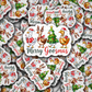 DC 2094 - Merry Goosmas Die Cut Sticker