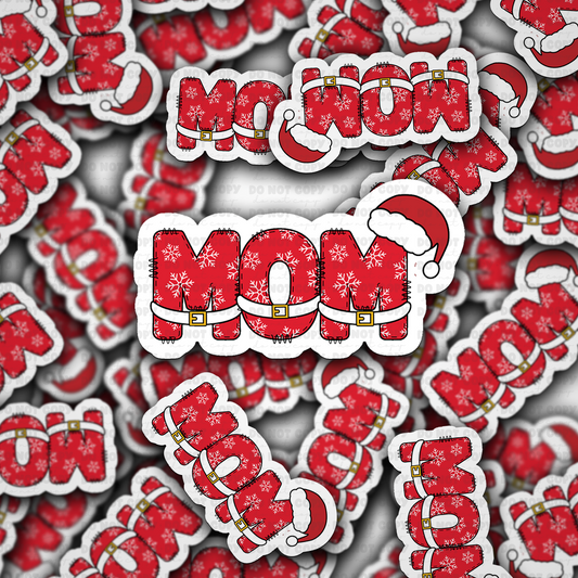 DS 2267 - Mom Christmas Die Cut Sticker