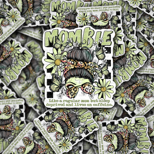 DC 2157 - Mombie Die Cut Sticker