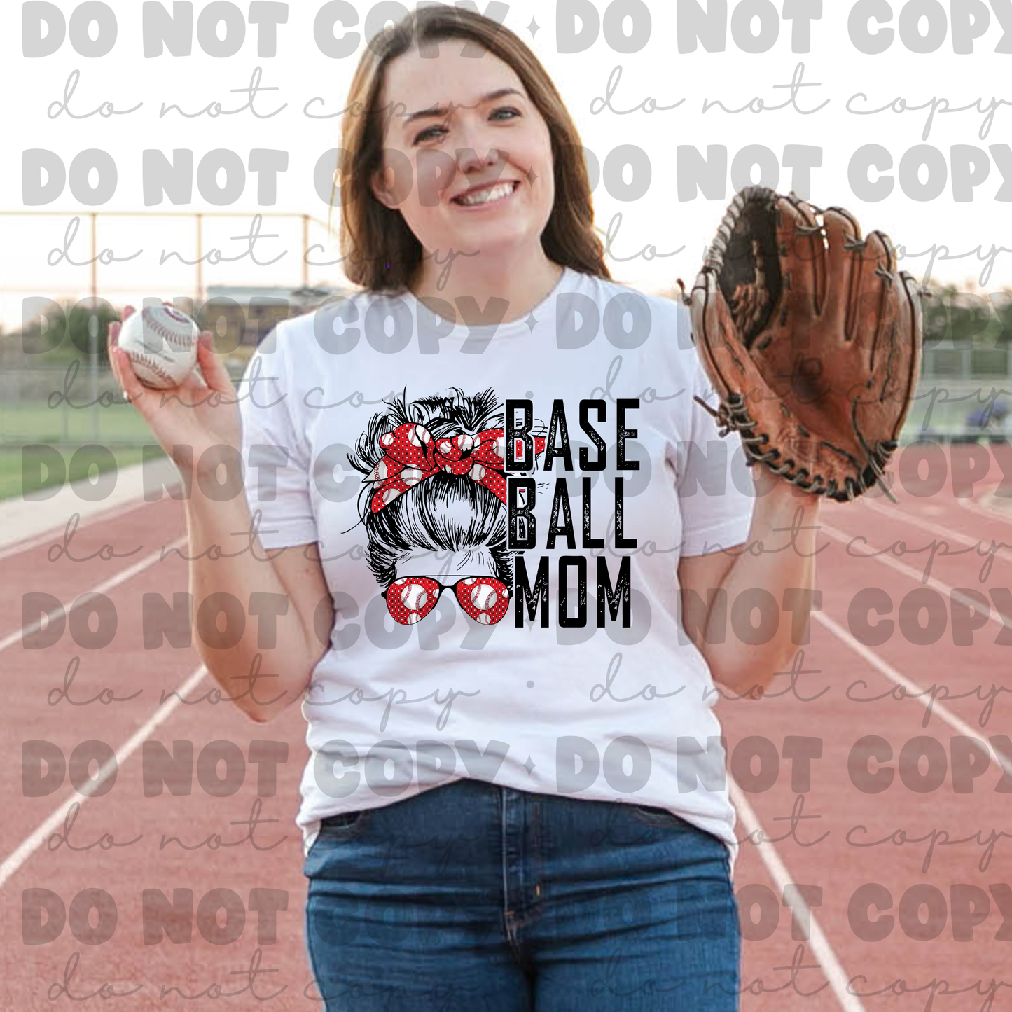Mom bun baseball mom *DREAM TRANSFER* DTF