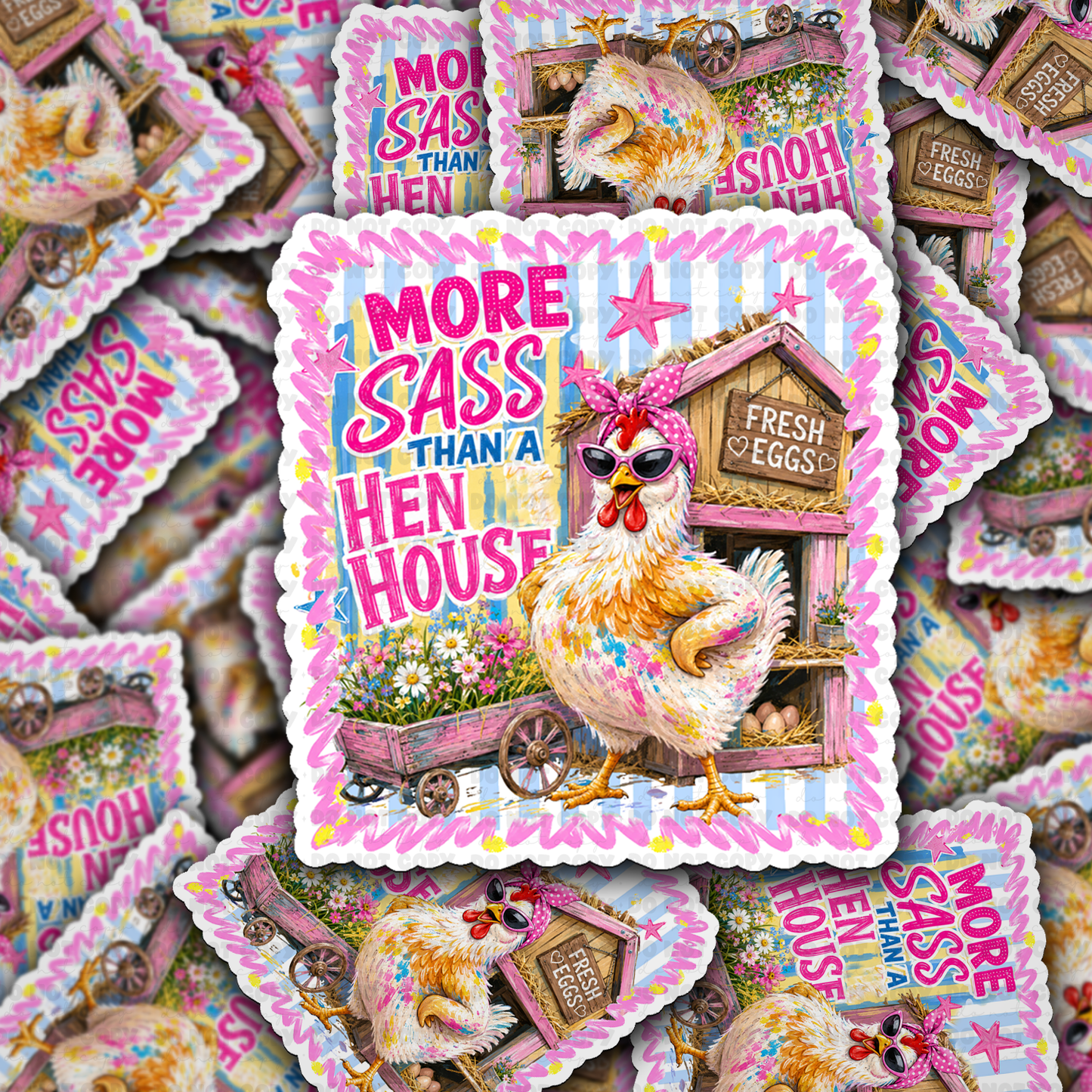 DS 3229 - More Sass Die Cut sticker