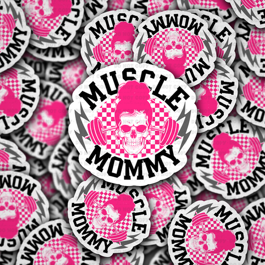 DC 1796 - Muscle mommy Die Cut Sticker