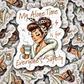 DC 1853 - My alone time is for everyone's safety Die Cut Sticker