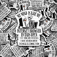 DS - 2504 My mind is like my internet browser 19 tabs open Die Cut Sticker