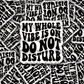 My whole vibe on do not disturb Die cut sticker 3-5 Business Day TAT