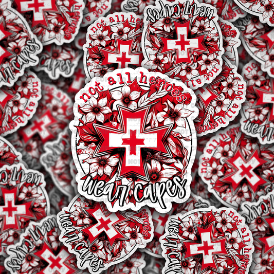 Nurse Die cut sticker 3-5 Business Day TAT