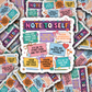 DS 3017 - Note To Self Die Cut sticker