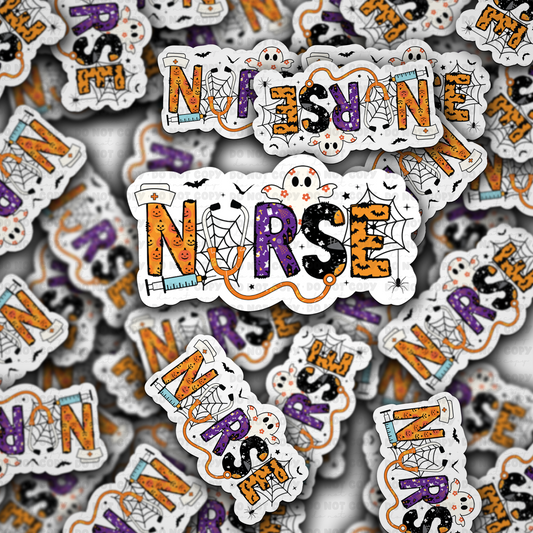DC 2096 - Nurse Halloween Die Cut Sticker