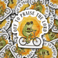 DS - 2563 Off to praise the lord Die Cut Sticker