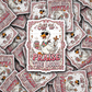 DS 2941 -  Off to the Praise of lord Duck with coffee Die Cut sticker