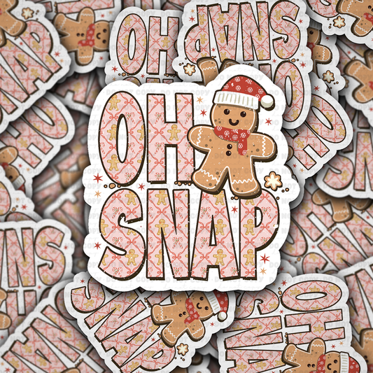DC 2204 - Oh snap Die Cut Sticker