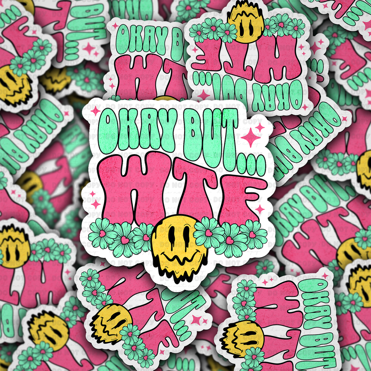 DC 1988 - Okay but wtf Die Cut Sticker