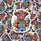 DS - 2412 One boujee heifer Die Cut Sticker