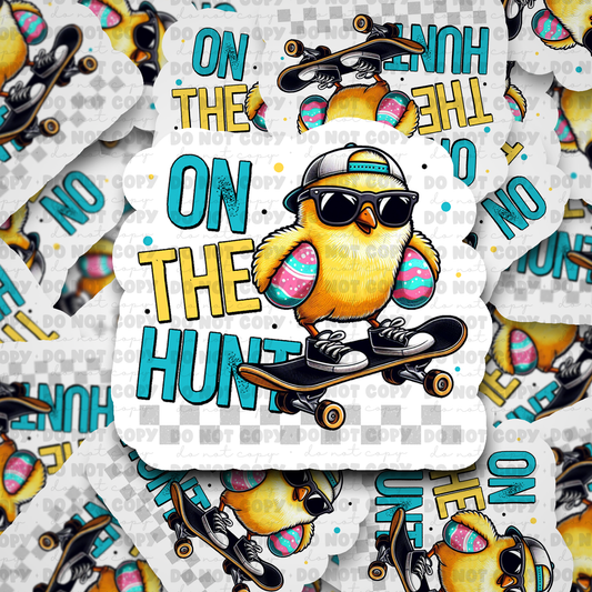 DC644 On the Hunt Die cut sticker 3-5 Business Day TAT
