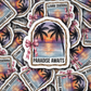 DS 3231 - Paradise Awaits Die Cut sticker