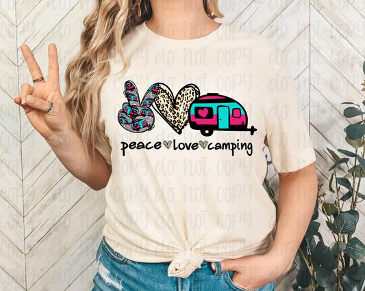 peace love camping *DREAM TRANSFER* DTF