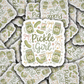 DS 3072 - Pickle Girl Die Cut sticker