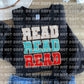 3492 Read Read Read faux chenille   *DREAM TRANSFER* DTF