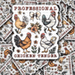 DC 1497 - Professional chicken tender die cut sticker