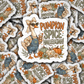 DS 3339 - Pumpkin spice with goose Die Cut sticker