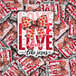 DC 1318 Love like Jesus - die cut sticker