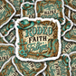 DS 3069 - Rodeo Faith Die Cut sticker