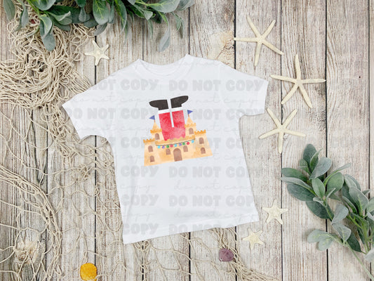 4240 Santa with sandcastle *DREAM TRANSFER* DTF